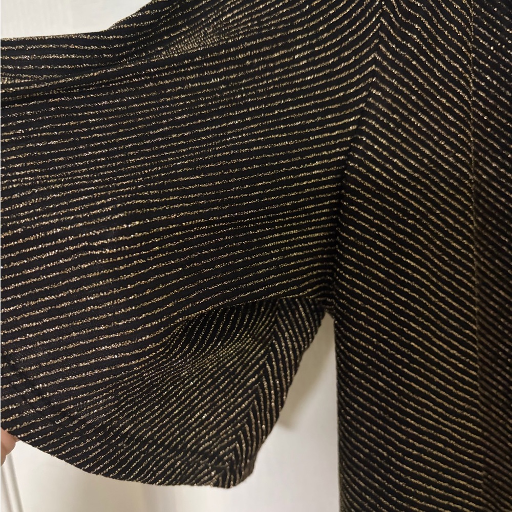 Torrid Black Maxi Dress with Subtle Gold Shimmer - Picture 2 of 4